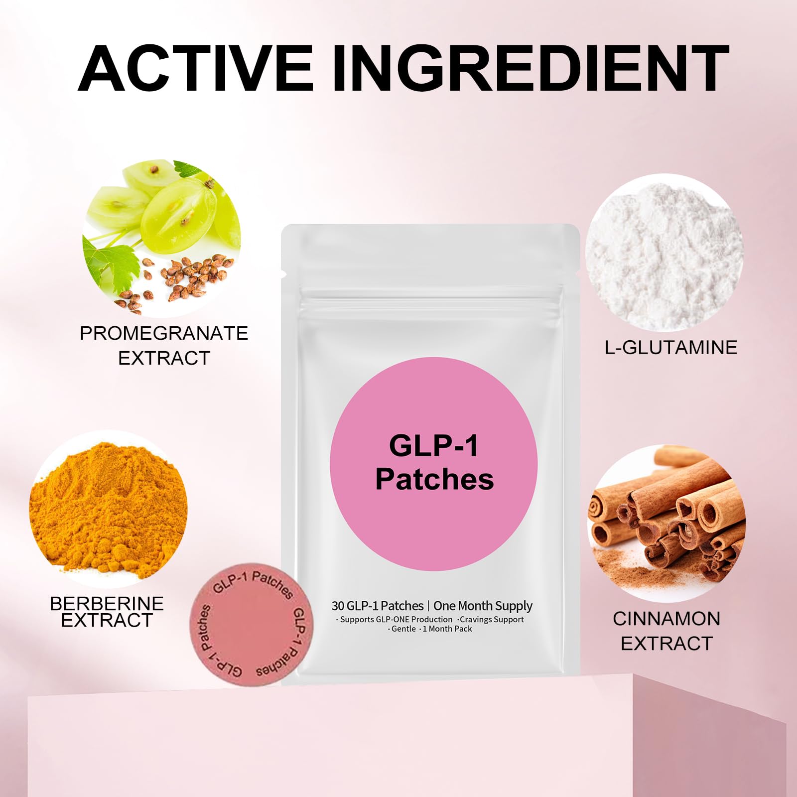 USHJNV GLP-1 patches worn on arm provide discreet, comfortable daily use