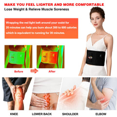 USUIE belt closeup 660nm LEDs highlight surface-level tissue support.