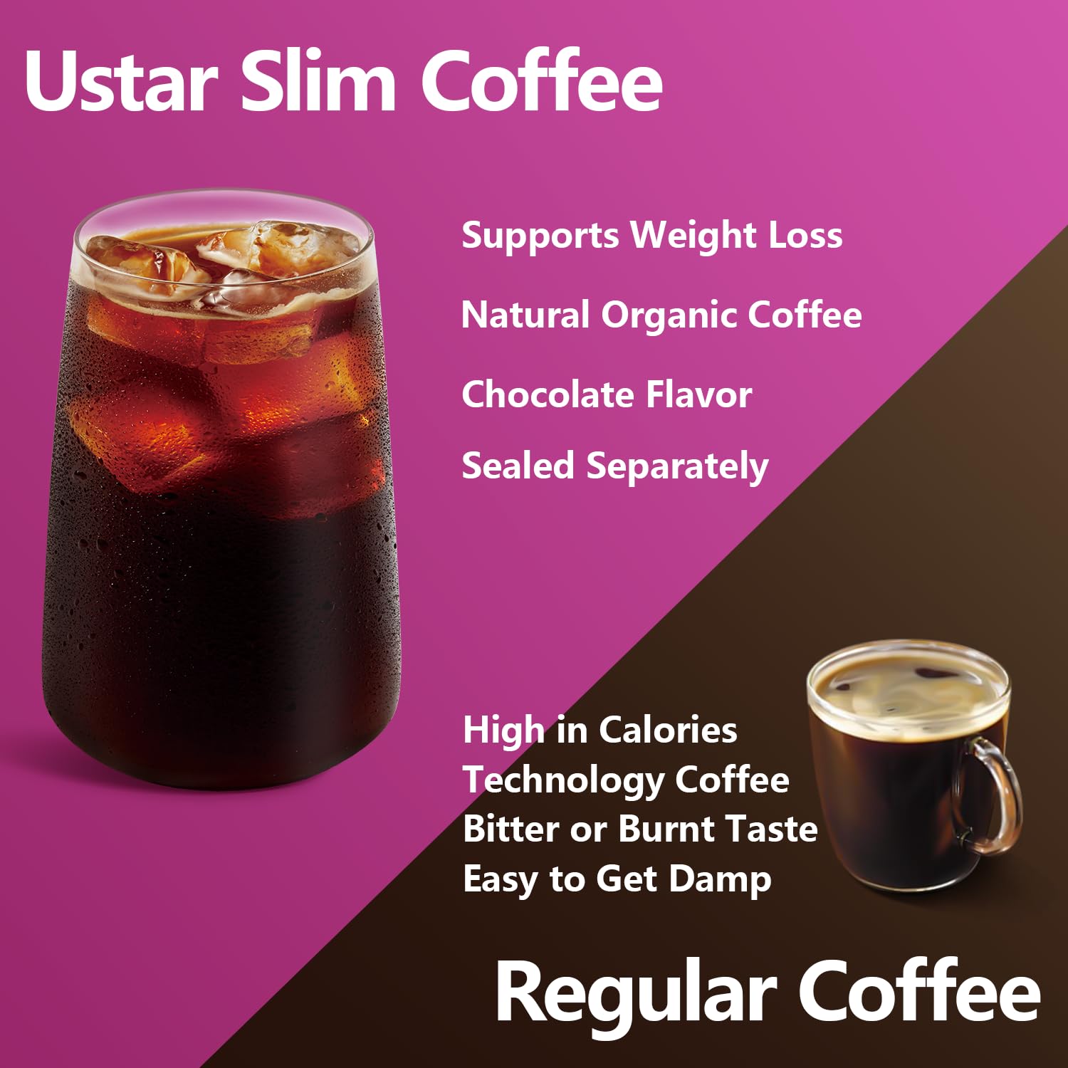 USTAR Skinny Coffee measuring sticks enable precise daily dosing.