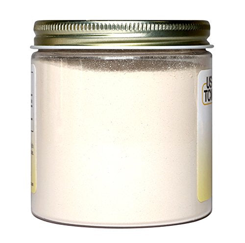 USTCM Job's Tears powder closeup shows fine texture ideal for tea