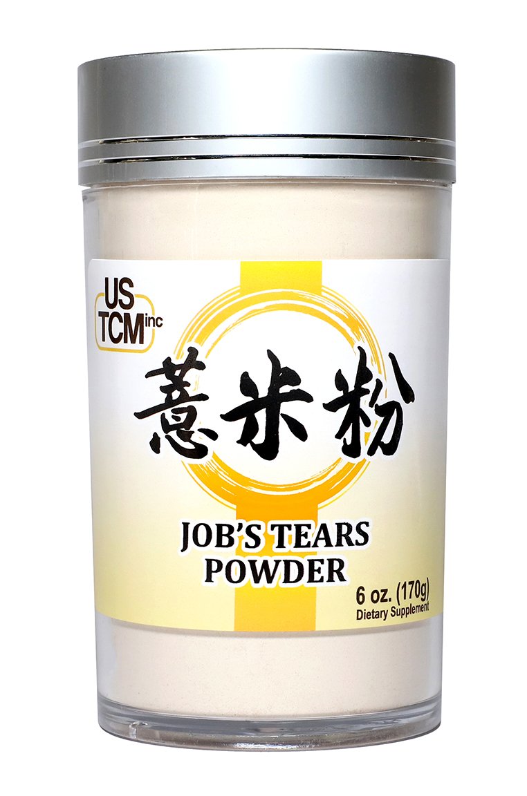 USTCM Job's Tears powder packaging ready for tea or smoothie
