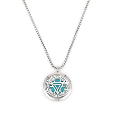 UTHOSMDO diffuser necklace back view with secure magnetic closure to protect clothing.