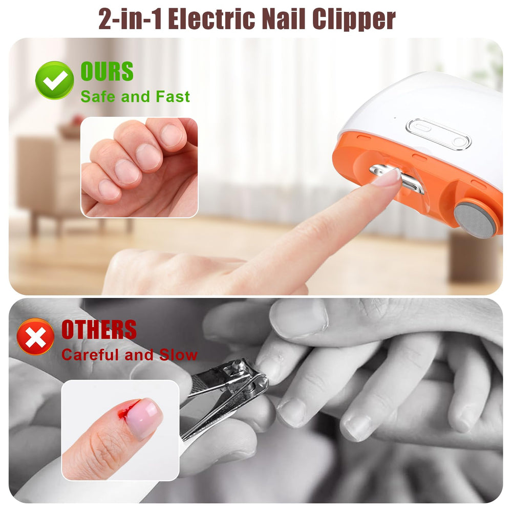 uthvouxy USB rechargeable clipper powers up quickly for on-the-go use.
