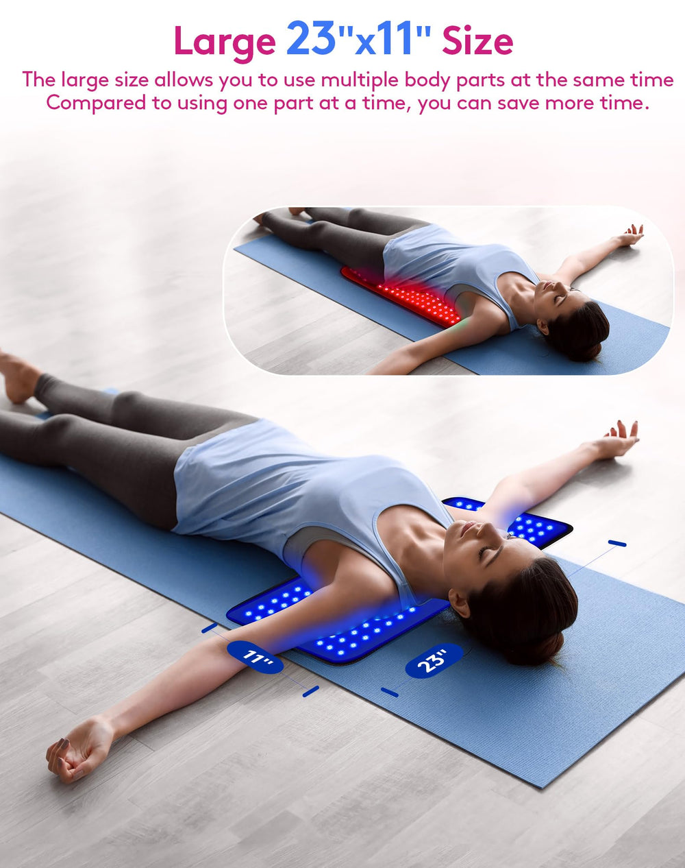 UTK blue light therapy reaches deep and surface tissues with high intensity