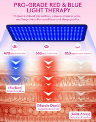 UTK therapy mat showing large 24x11 inch area suitable for back and shoulders