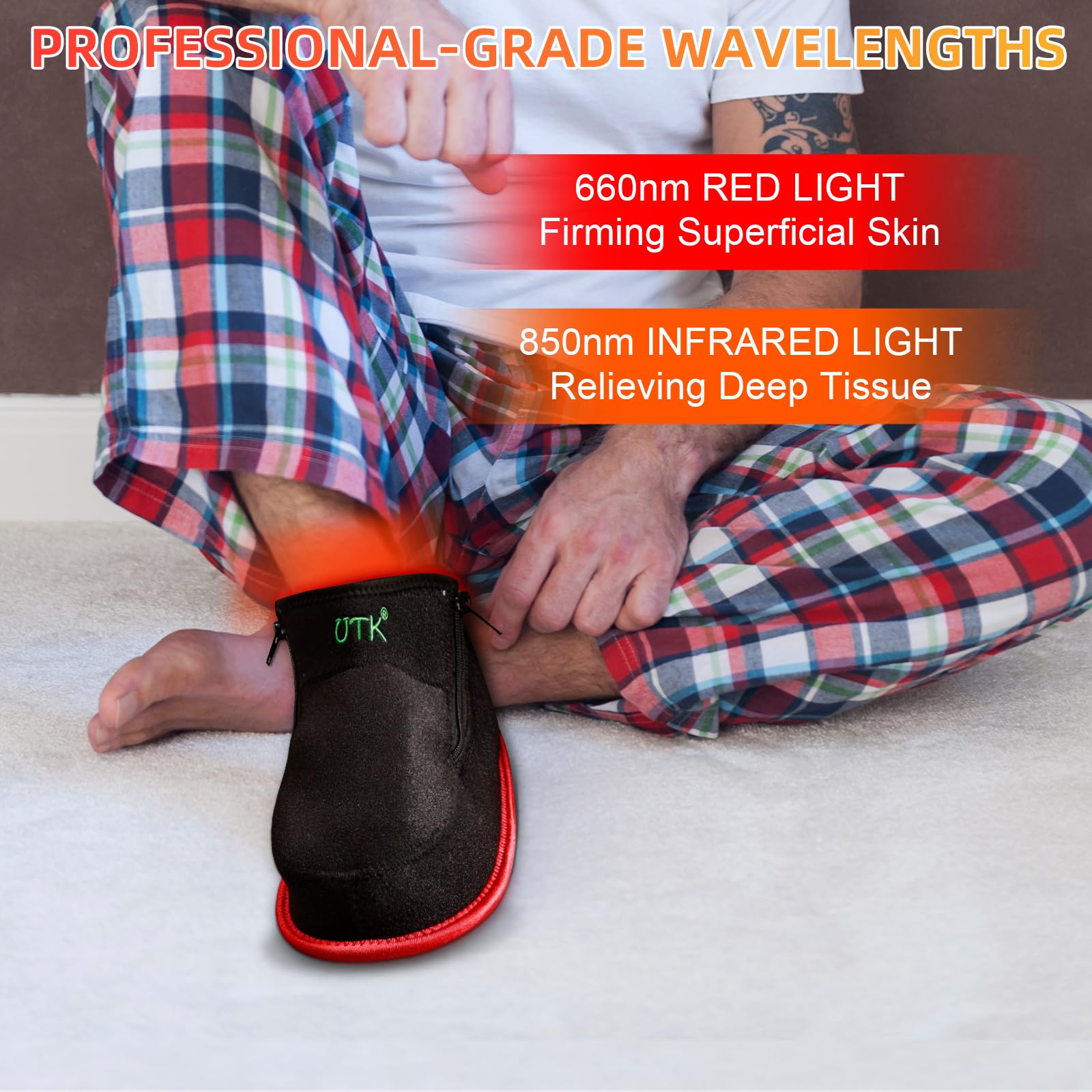 UTK red light shoe pulse mode demonstrates energy bursts.