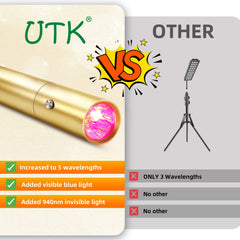 UTK LED arrays provide broad red and infrared exposure.