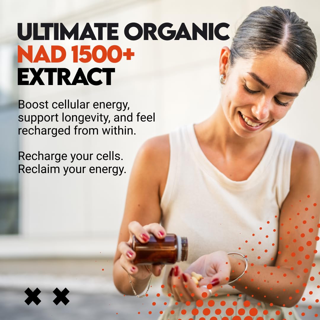 UTOYA NAD 1500+ bottle on desk fits into daily wellness routine.