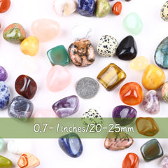 UU UNIHOM amethyst stones, tumbled and vibrant, ideal for calming ambiance and meditation spaces.