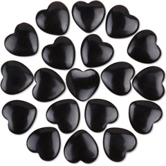 UU UNIHOM black obsidian heart stone palm set for calm energy and personal use.