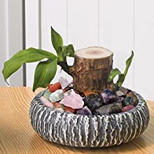 UU UNIHOM chakra-balancing rough stones for grounding and meditative practice