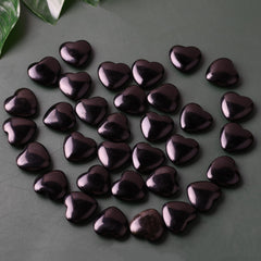 UU UNIHOM heart shape obsidian for jewelry making and creative DIY projects.