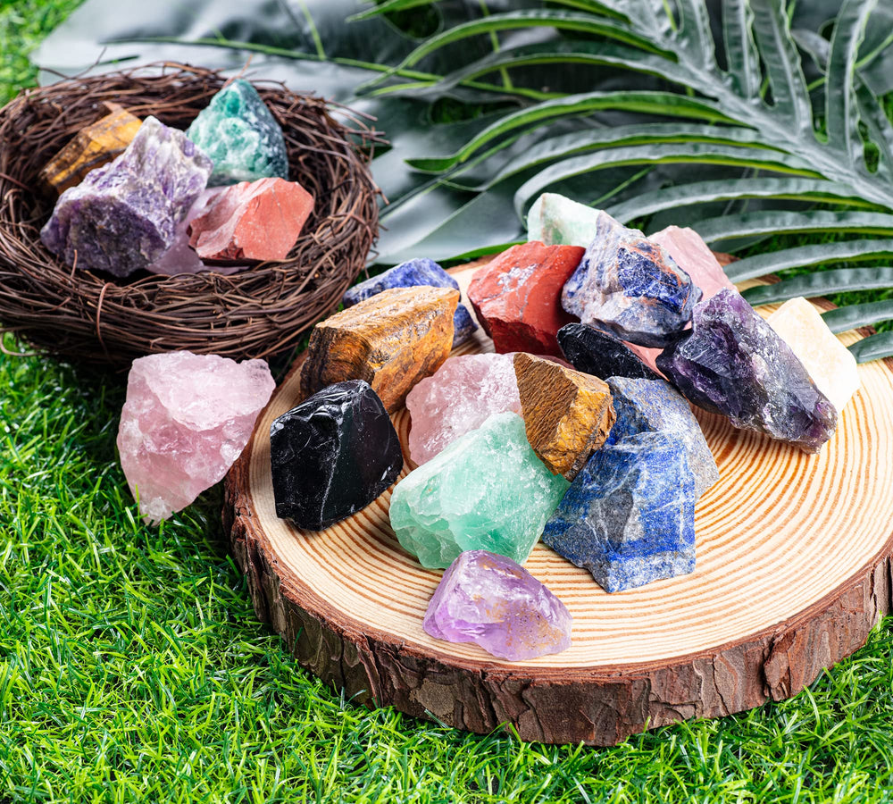 UU UNIHOM raw stones for jewelry making and wire wrapping projects