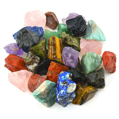 UU UNIHOM rough Madagascar stones in raw 1 lb form, ideal for tumbling and display