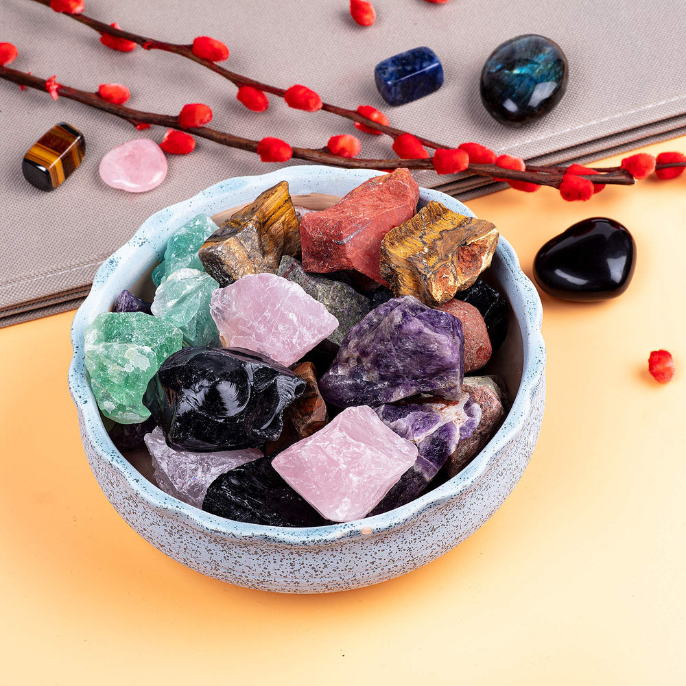 UU UNIHOM rough Madagascar stones for decorative displays and natural accents