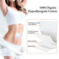 Patch has a layered core designed to minimize leakage during wear.