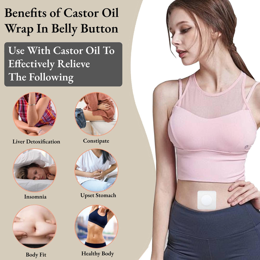 UUFTNS castor oil pack wrap no-wash design reduces mess during usage