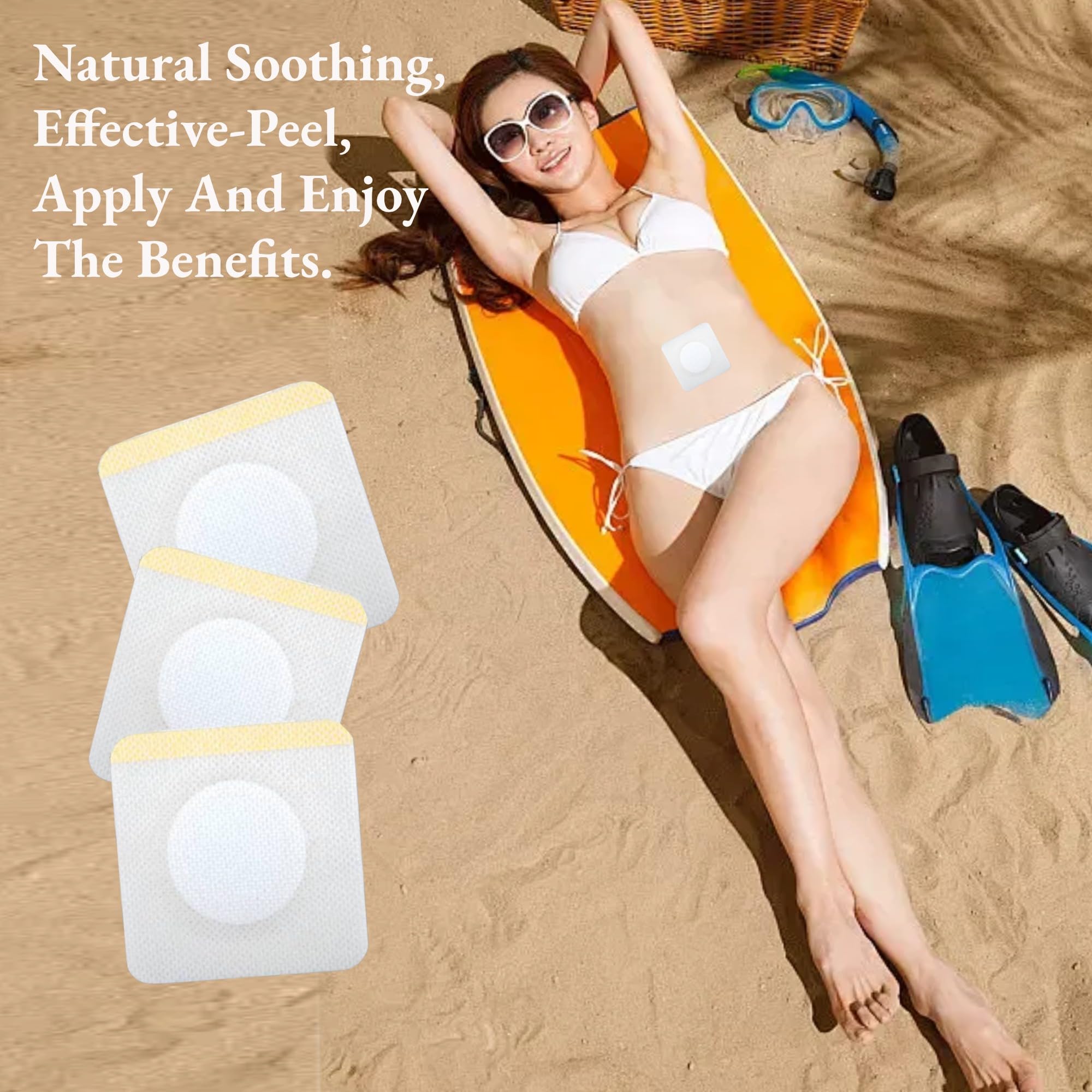 UUFTNS castor oil pack wrap single-use and replaceable after use