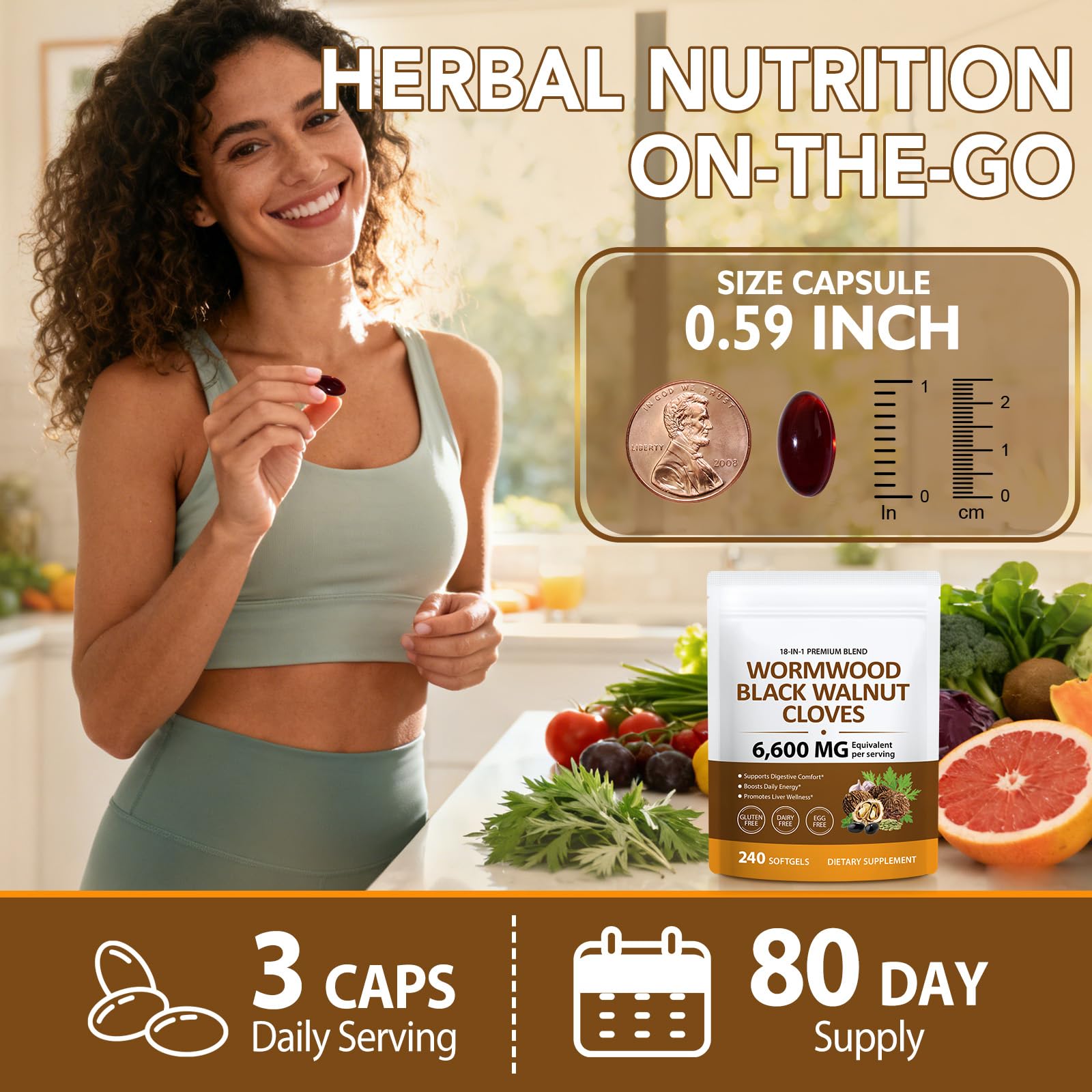 UXENPHXF easy-to-swallow softgels encourage consistency in daily routines.