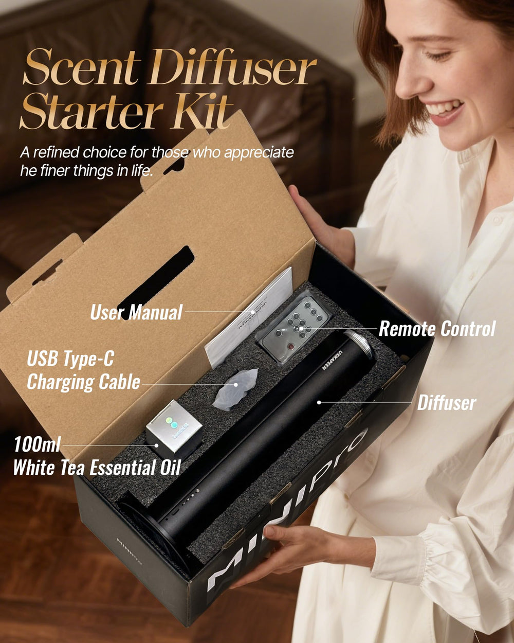 UXIKAPEEN 5000mAh battery ensures long use between charges.