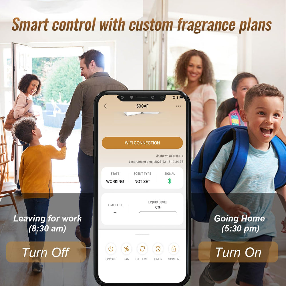 UXIKAPEEN Scent Air Machine 350ml capacity for days of fragrance.