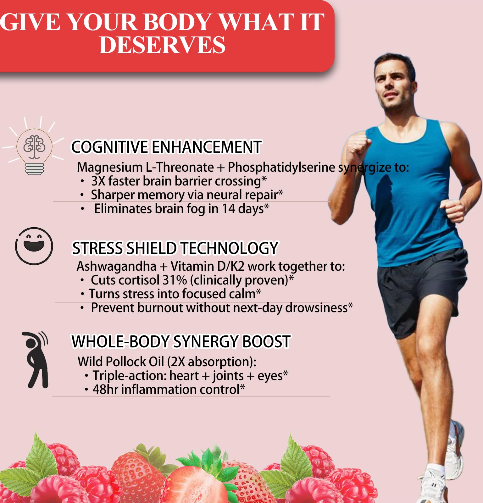 UXOEJIK Brain health scene with bottle supports study-friendly routine.