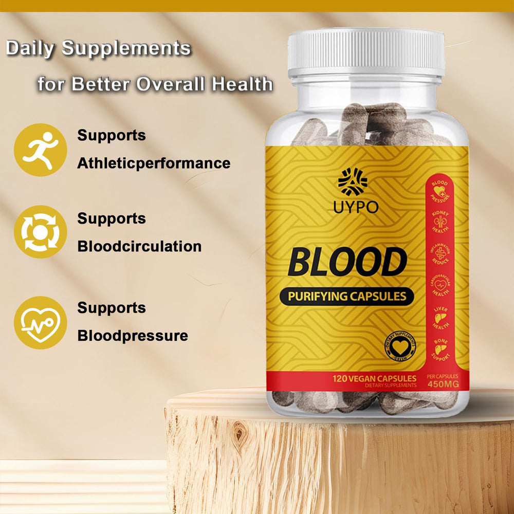 UYPO Blood Purifying Capsules on-the-go usage in a bag.