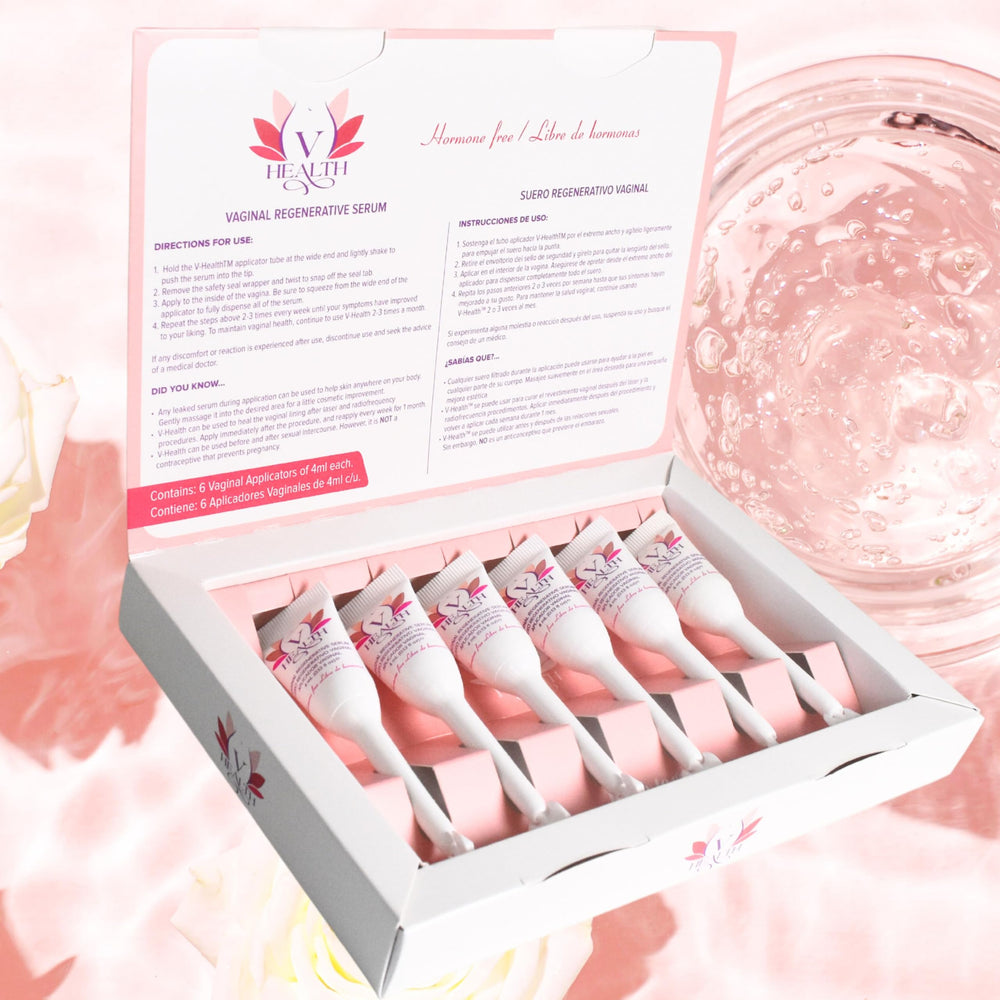 V-HEALTH Confident-moments lifestyle shot highlights daily-use convenience.