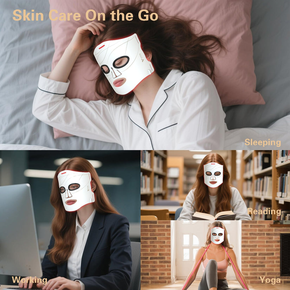 premium packaging of vym red light mask suitable for gifting.
