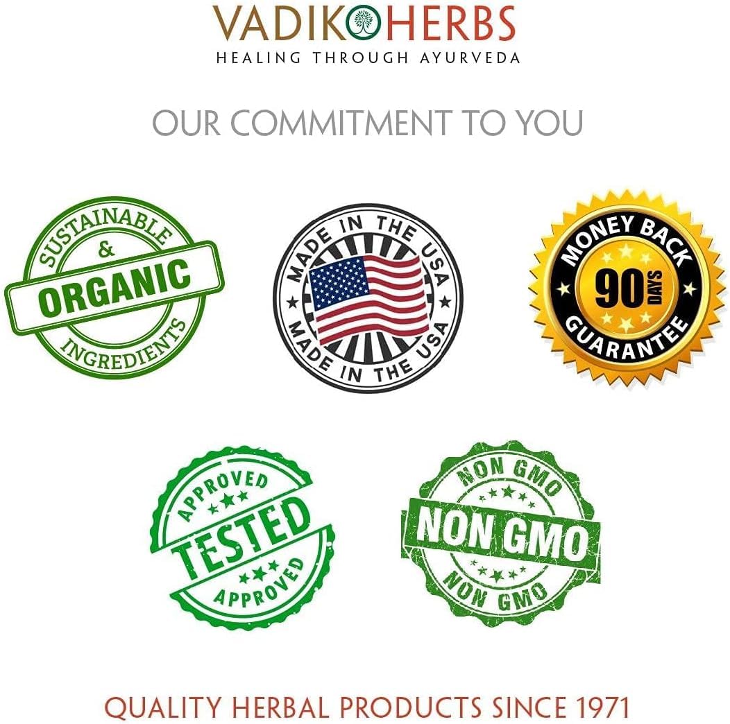 Vadik Herbs safety testing seal signaling trusted quality