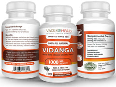 Vadik Herbs Vidanga powder pack for easy daily use