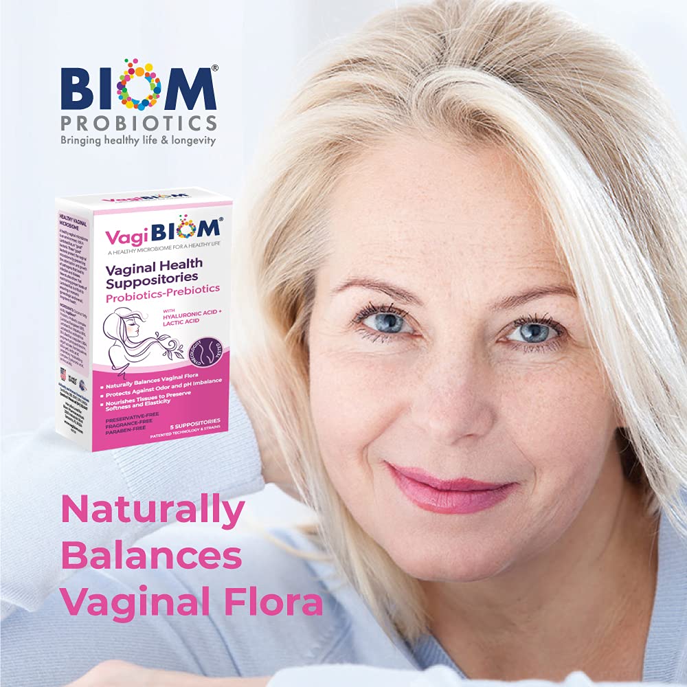 VagiBiom probiotics seed healthy flora after boric acid treatment.