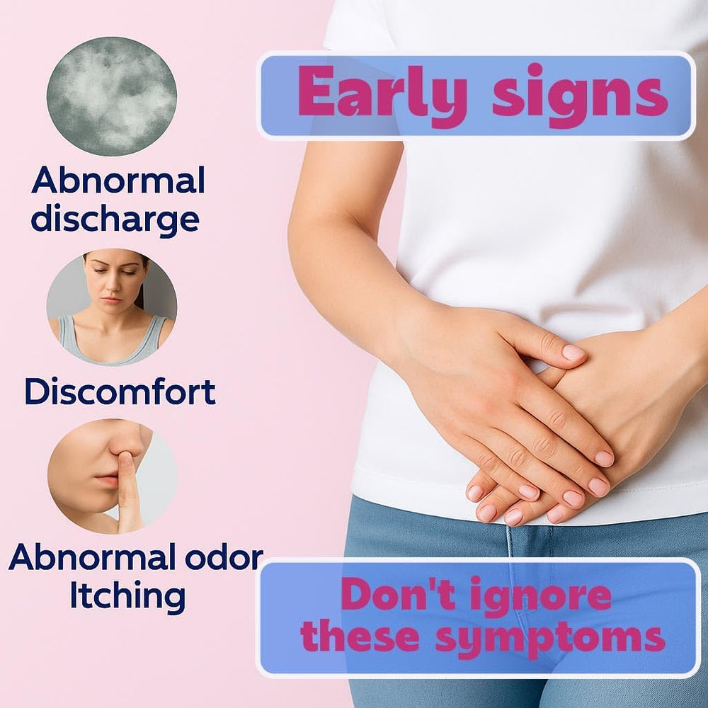 Vaginitis Test Kit buffer solution ensures clear reaction visibility at home.