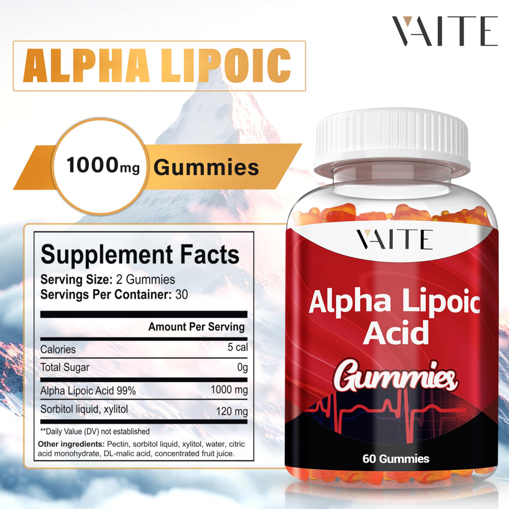VAITE Alpha Lipoic Acid Gummies energy-boost focus for daytime activities