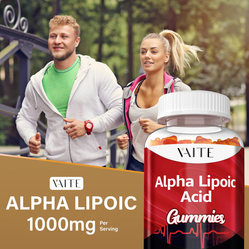 VAITE Alpha Lipoic Acid Gummies supports post-workout recovery and overall vitality