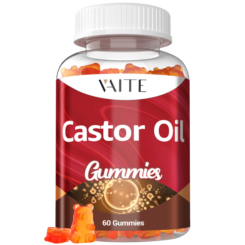 VAITE Castor Oil Gummies digestive-support chew for daily comfort