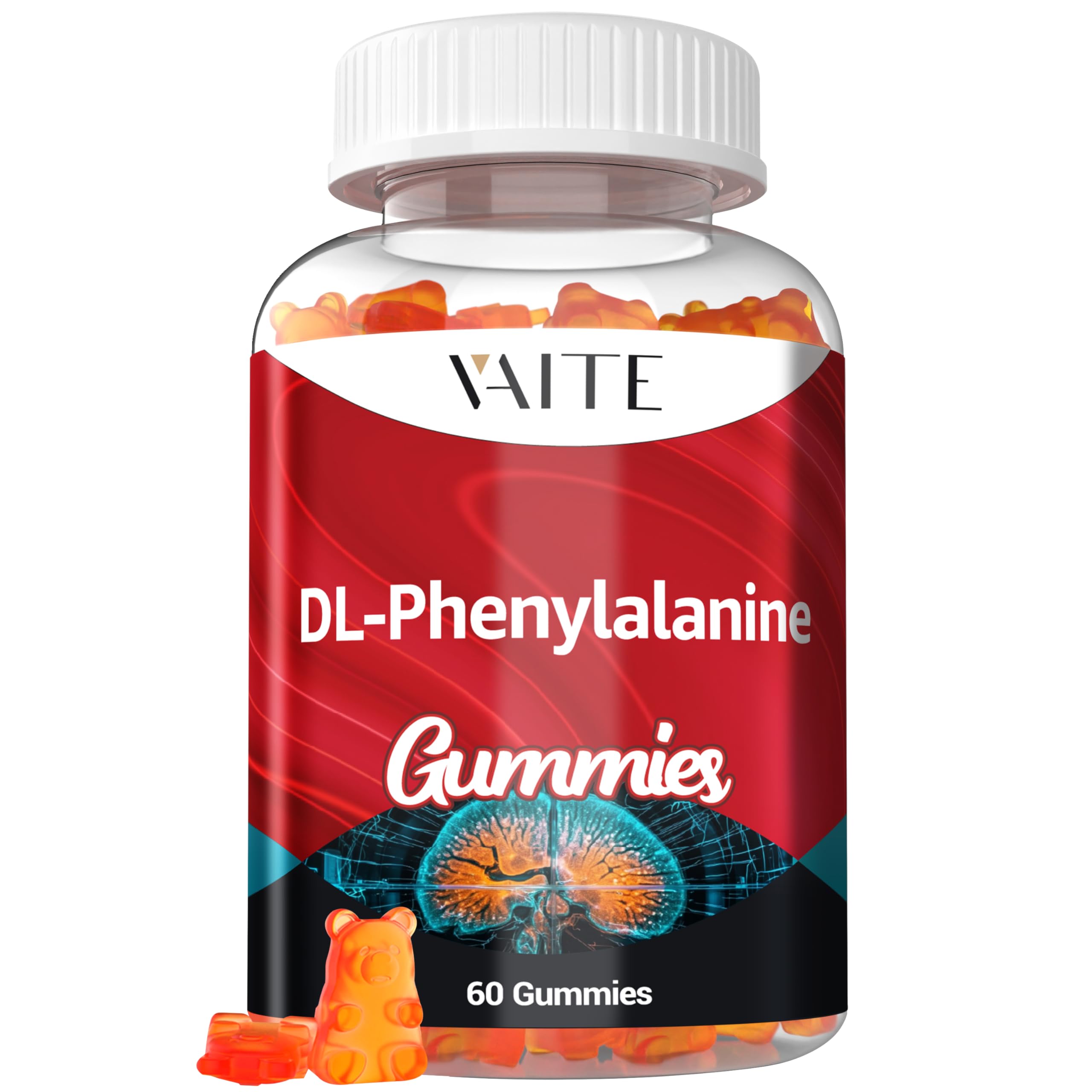 VAITE DLPA Gummies bottle front for daily amino acid support.