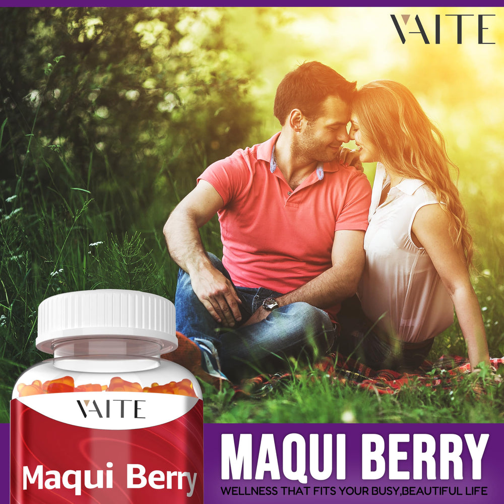 VAITE Maqui Berry Gummies daily routine setup for wellness.