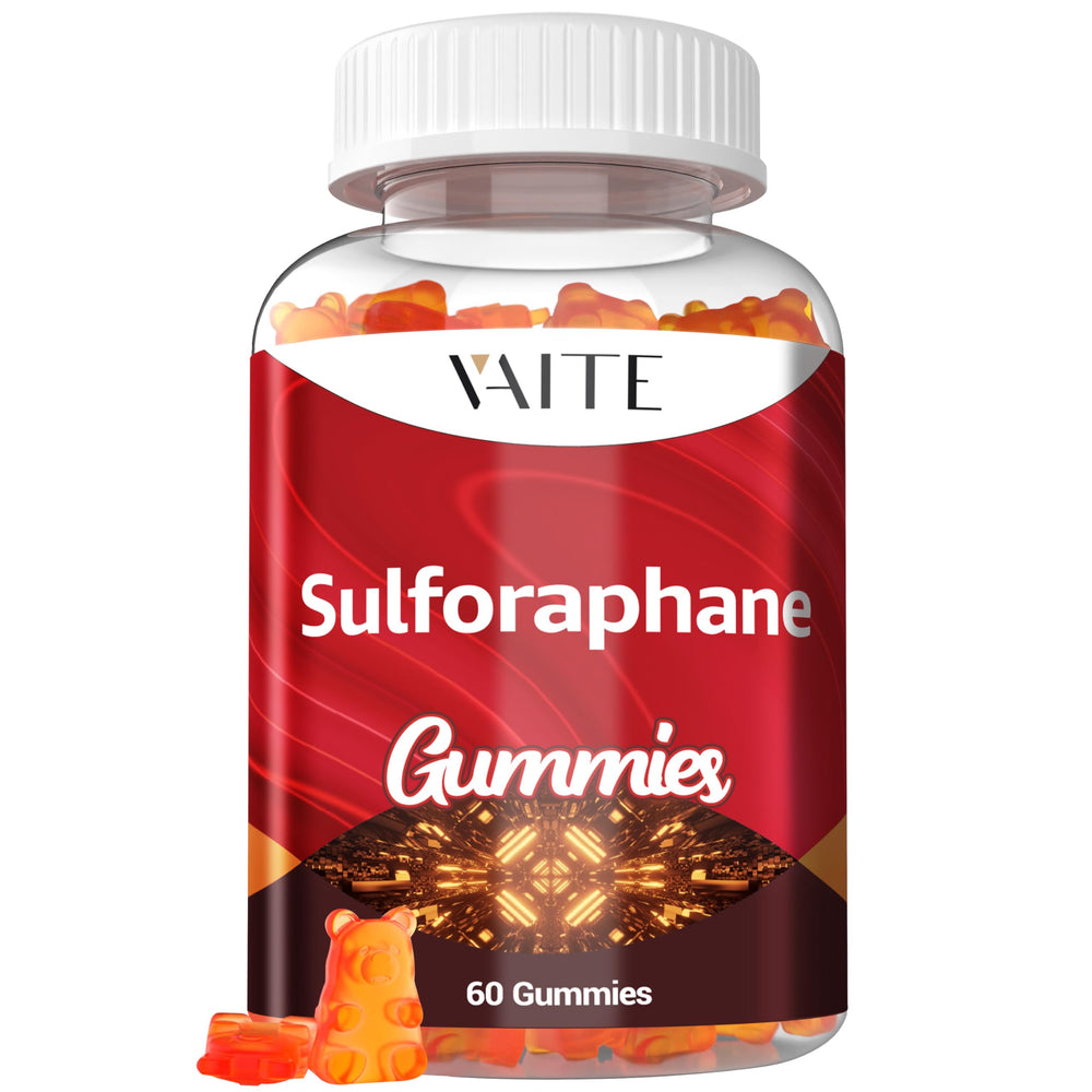 VAITE Sulforaphane Gummies bottle for daily wellness and antioxidant support.
