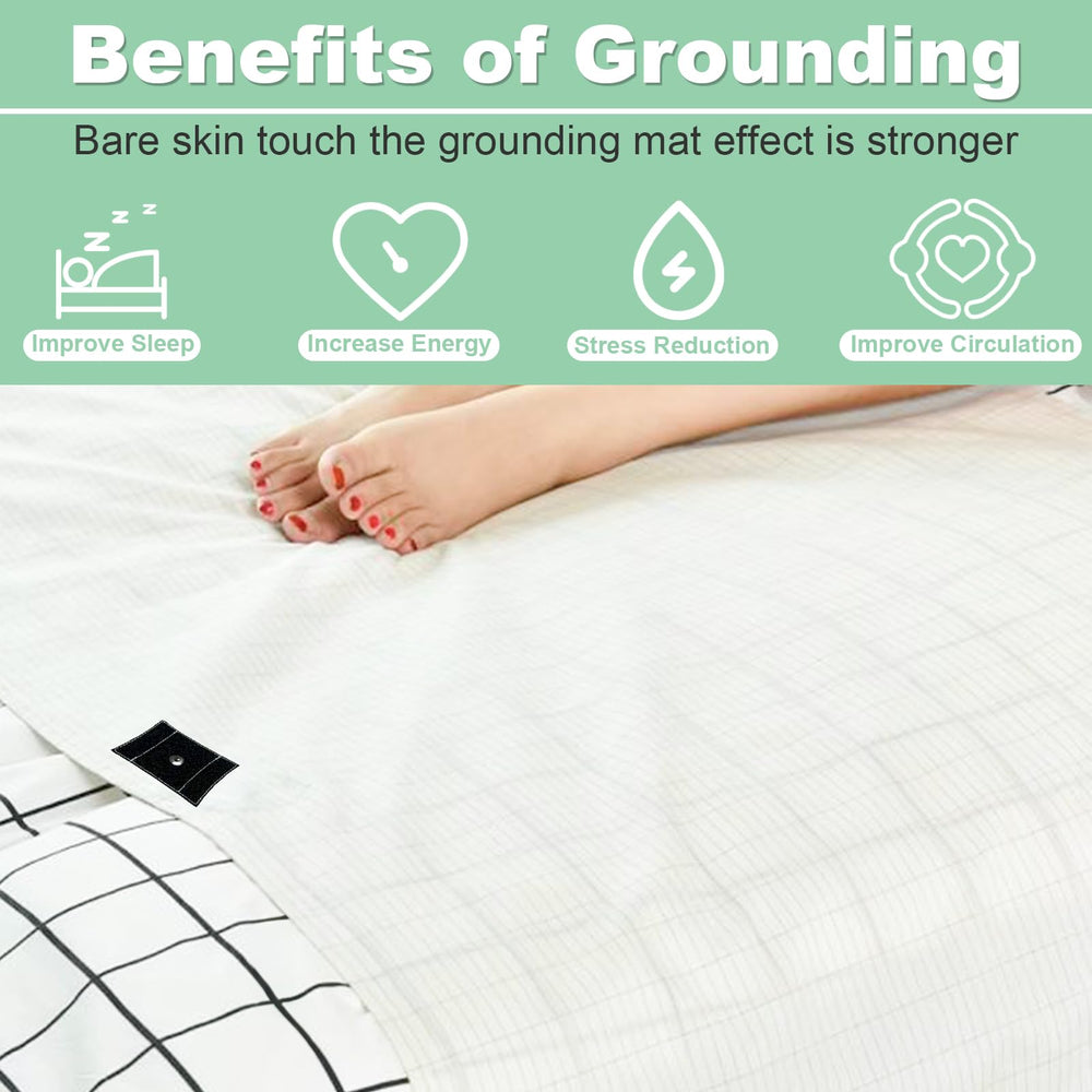 VAJOOCLL grounding cord plugged into outlet illustrating easy grounding setup