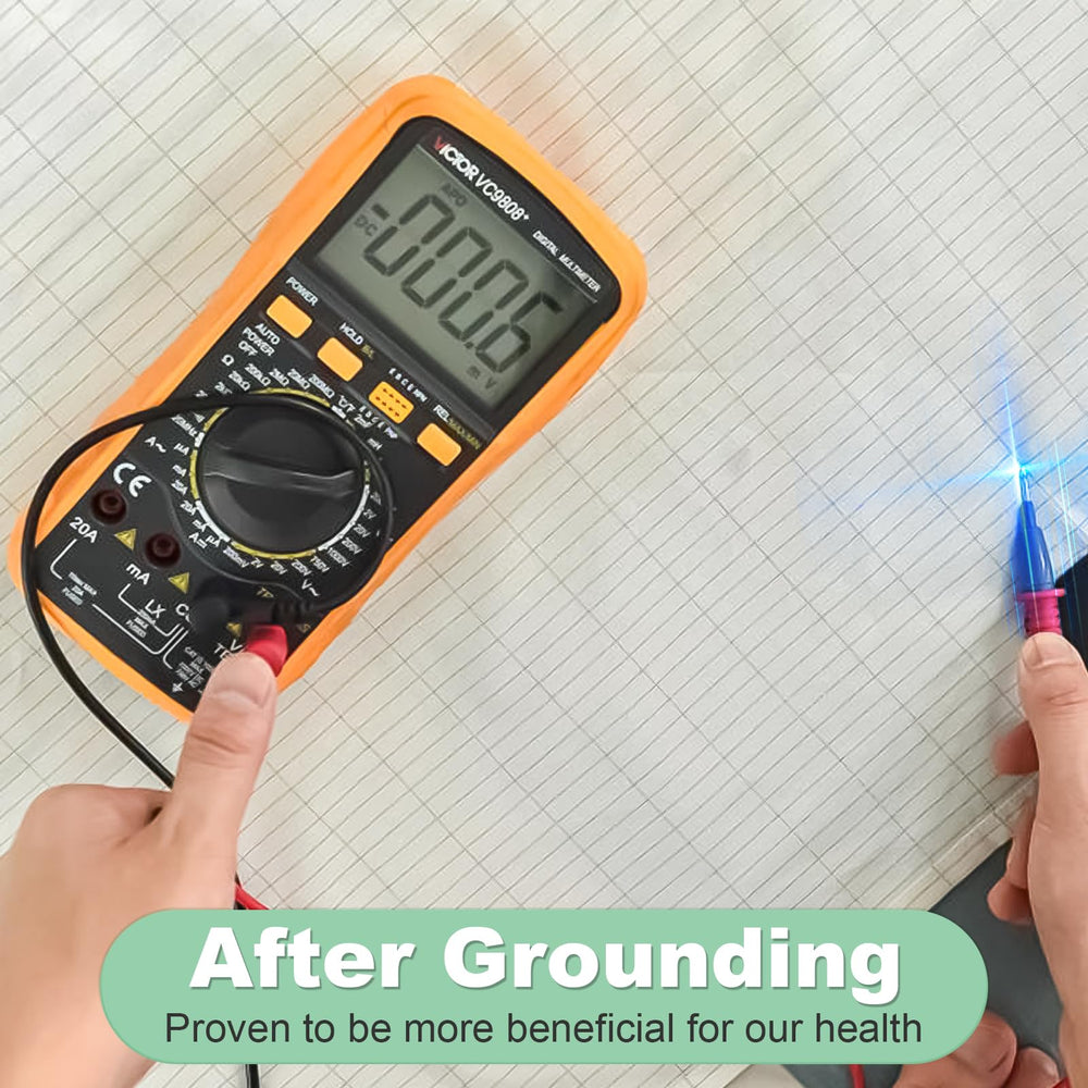 VAJOOCLL washable grounding sheet showing normal detergent washing and low-temp drying