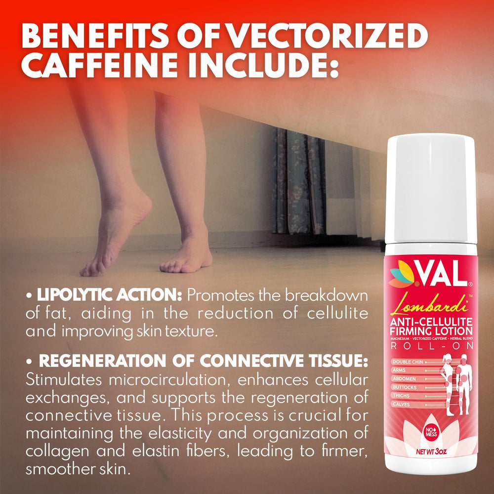 VAL application on legs demonstrating smooth rolling action.