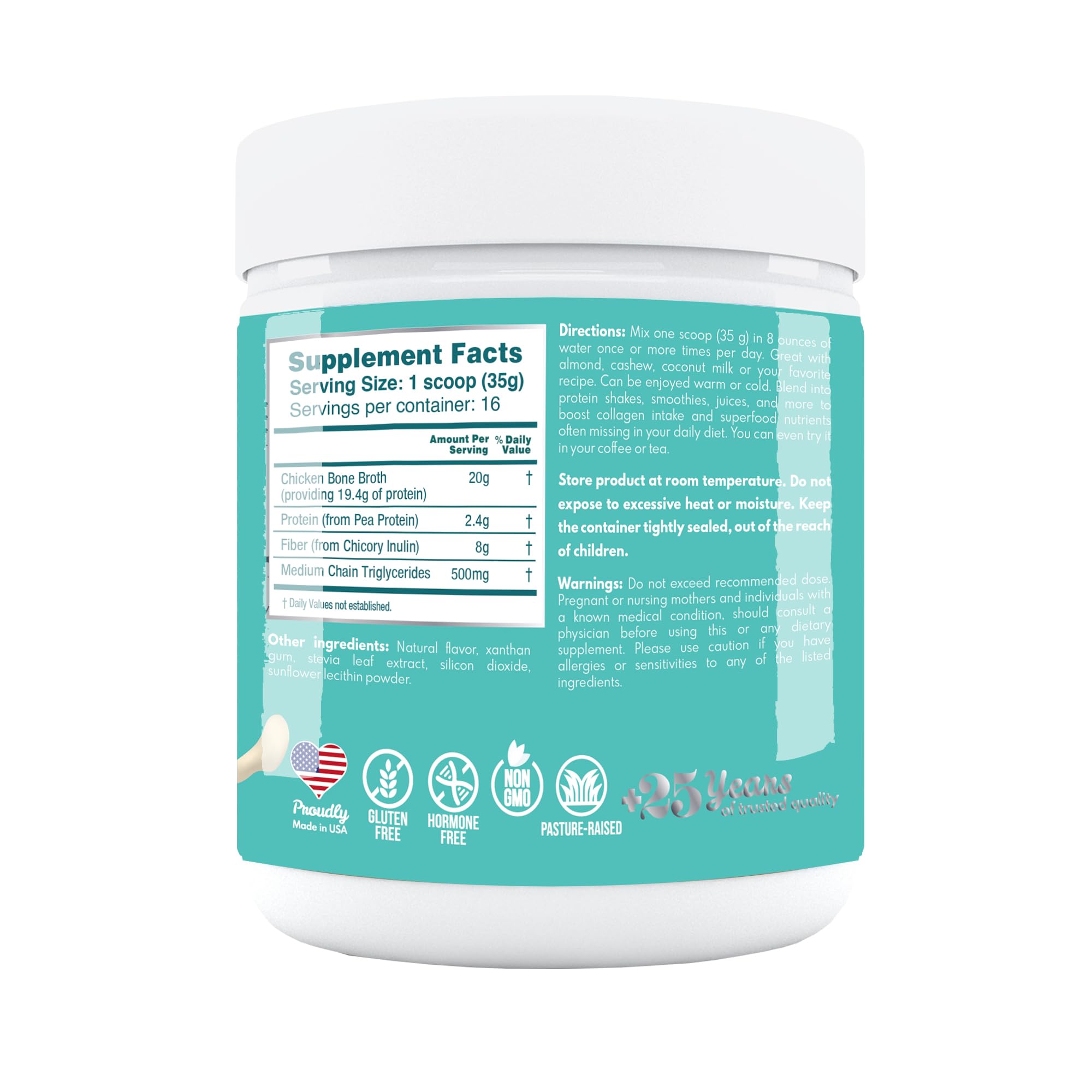 Smoothie bowl featuring VAL protein for gut, skin and joints.
