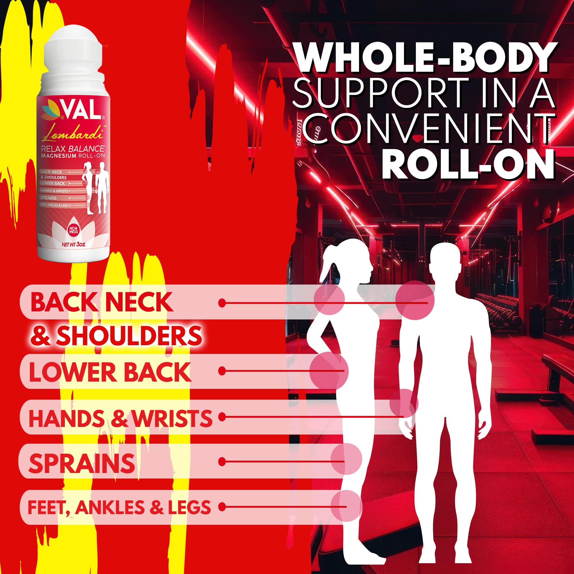 VAL Lombardi packaging display shows per-pack value and easy storage