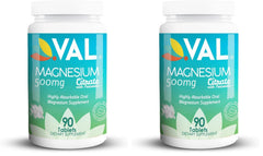 VAL Magnesium Citrate bottle front showing daily relaxation potential