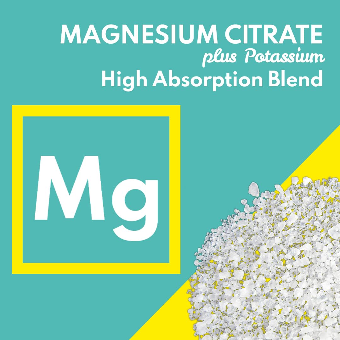 VAL Magnesium Citrate dosage chart line art communicates intake guidance