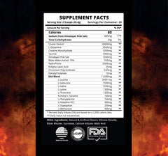 Valhalla Labs Battle Mead mixed in water showcases hydration and EAAs support.