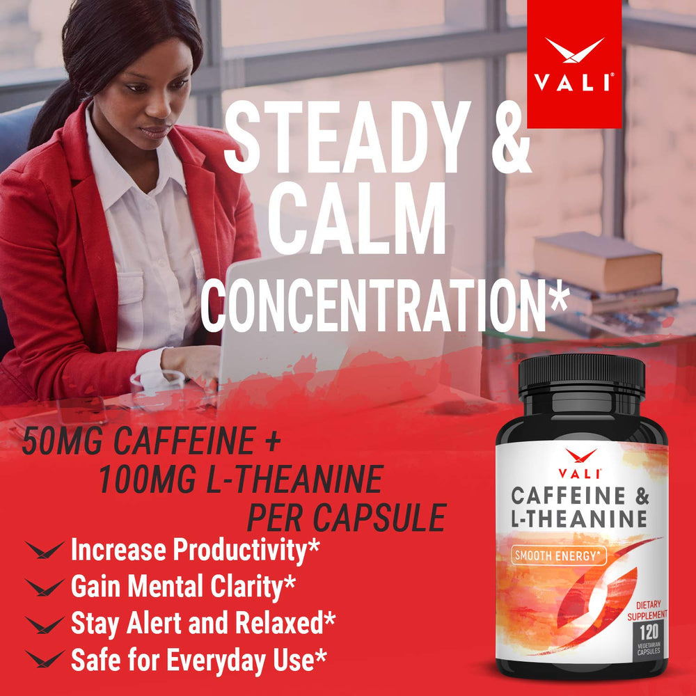 VALI capsules arranged on a tray to show vegan formula.