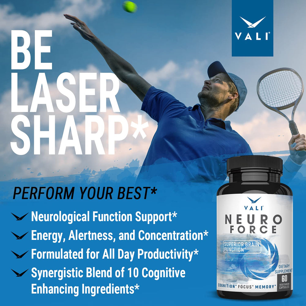VALI Neuro Force on a desk, aiding focused work.