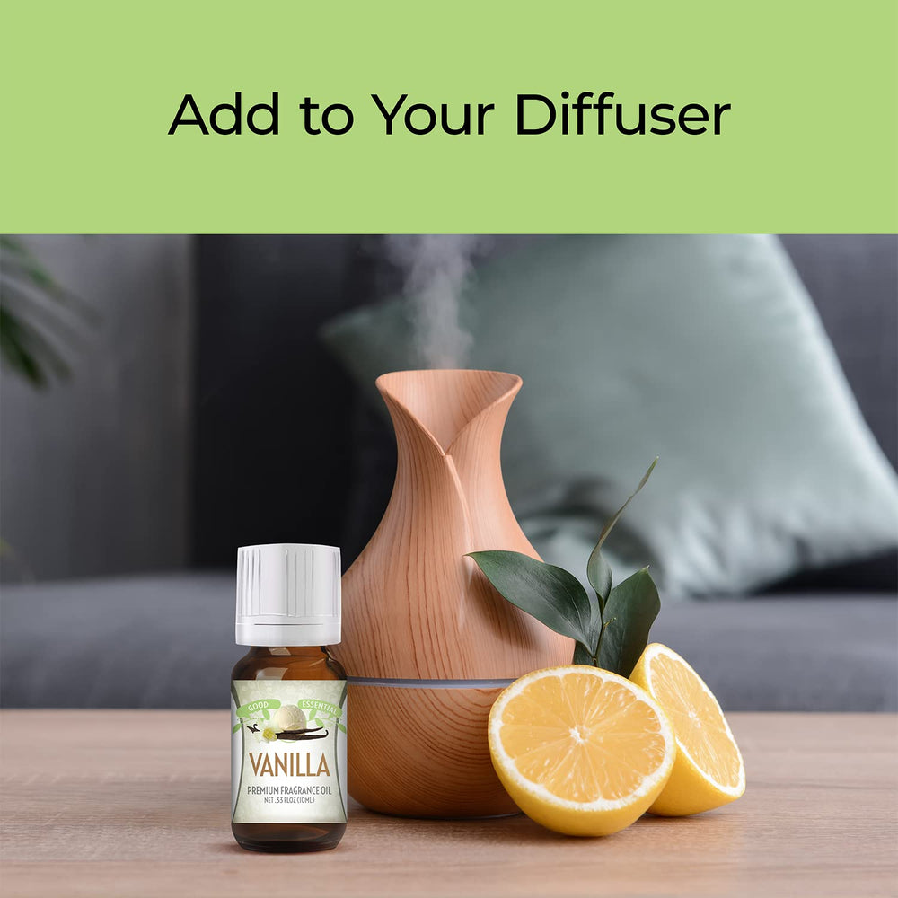 Good Essential vanilla fragrance oil for lotions enhances spa-like skin scents